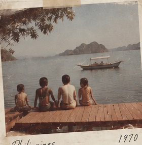 Imagined waterside scene